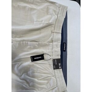 Express NWT Athletic Slim Khakis 36x30 Temperature Control Hyper Stretch